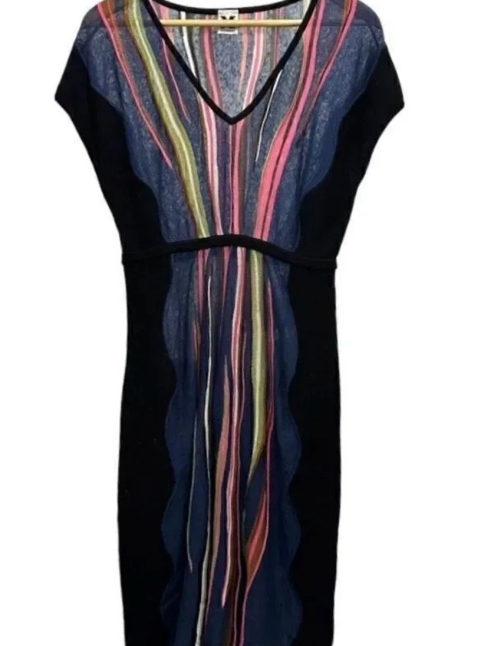 M Missoni Striped Midi Dress